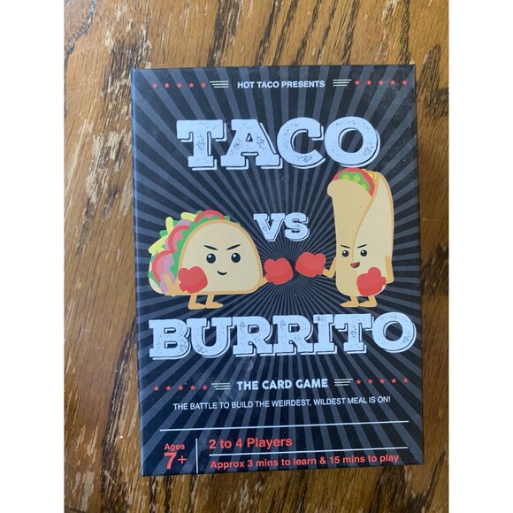 Taco Vs Burrito Card Game 2-4 Players Age 7+ Hot Taco Strategy & Fun Innova - Picture 4 of 5